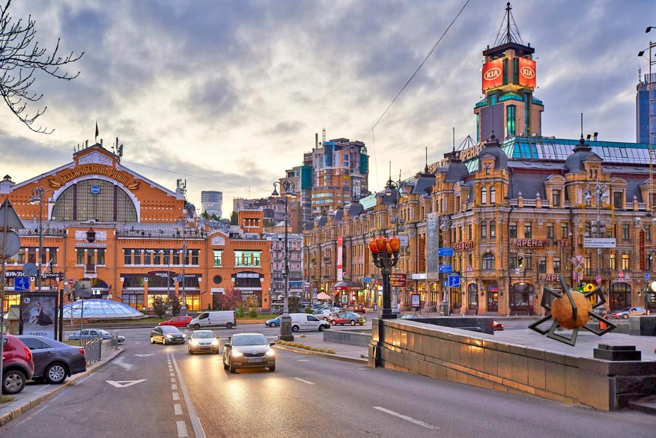 Sauna, Big Jacuzzi , Khreshchatyk Apartments Kiev Exteriör bild